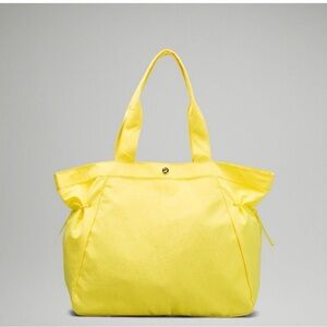 Lululemon Sonic Yellow Side-Cinch Shopper Bag 18L - Lululemon Tote Bag